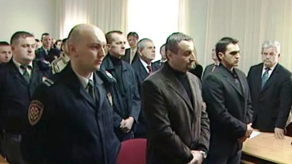 Soud s chorvatskými vojáky