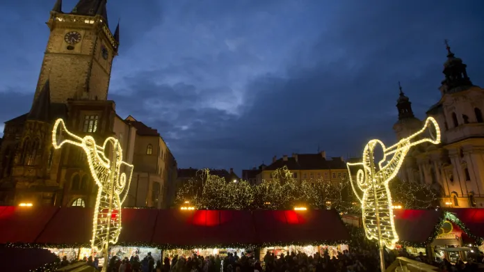 Zahájení vánočních trhů v Praze - rok 2013