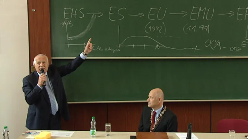 Václav Klaus a Karel Melzoch