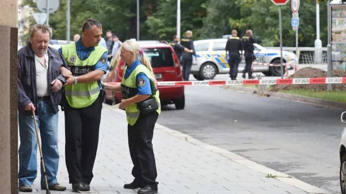 Evakuace po nálezu bomby v Olomouci
