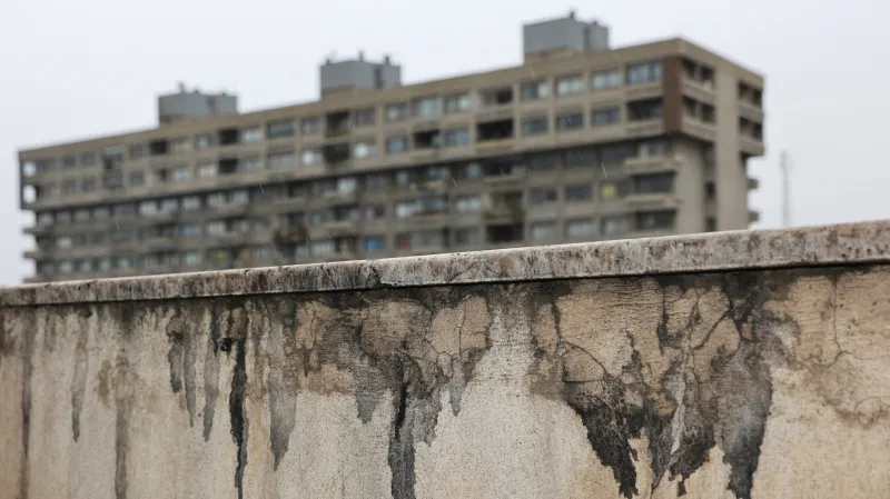 Teherán po černém dešti (snímek z 11. března 2026)