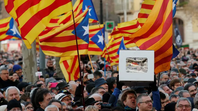 Příznivci někdejšího premiéra Katalánska Mase