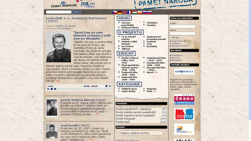 Portál Paměť národa