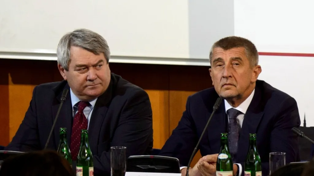 Vojtěch Filip a Andrej Babiš