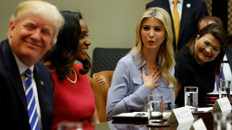 Ivanka Trumpová s prezidentem