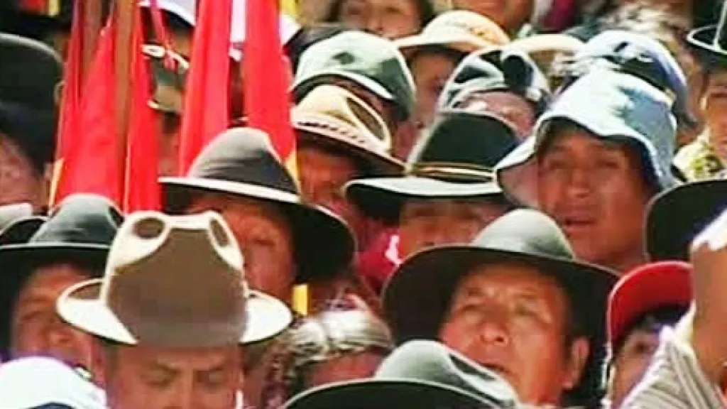 Farmáři v Bolívii