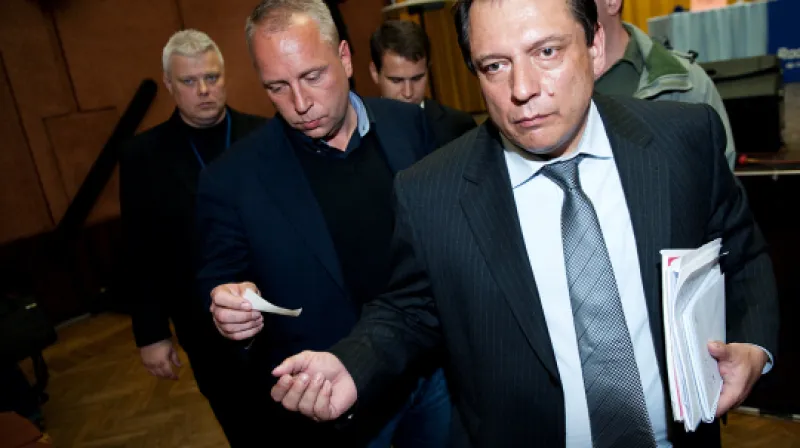Jiří Paroubek s Petrem Bendou