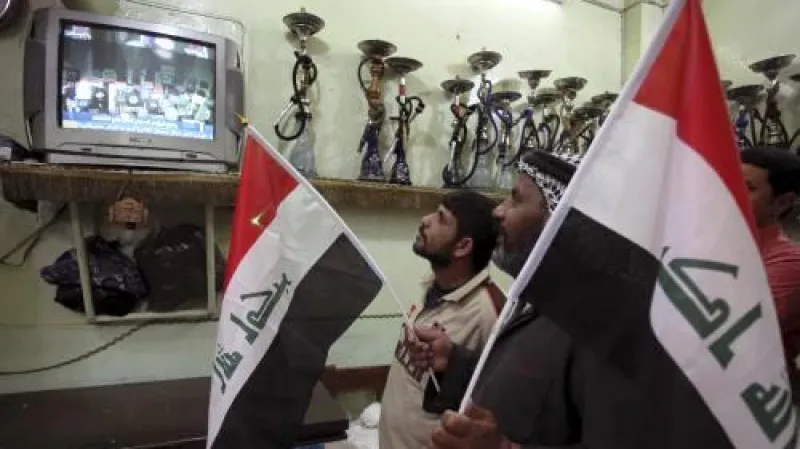 Iráčané sledují vyhlášení volebních výsledků