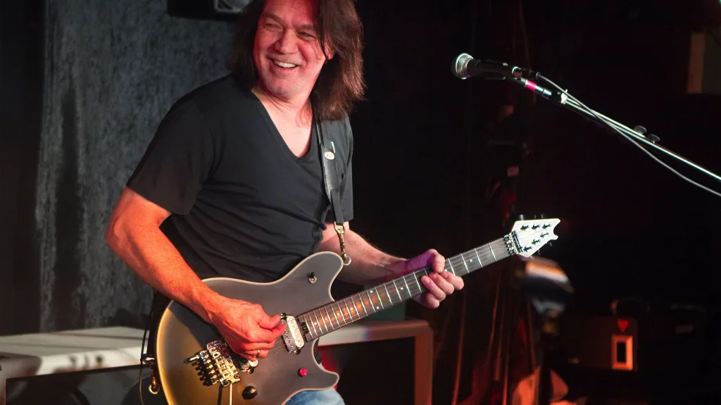Eddie Van Halen na snímku z roku 2012