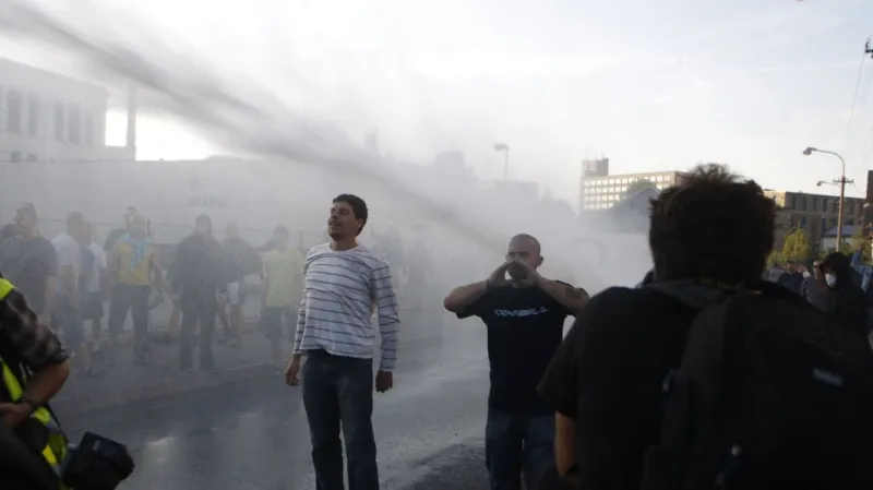 Demostrace ve Varnsdorfu v září 2011