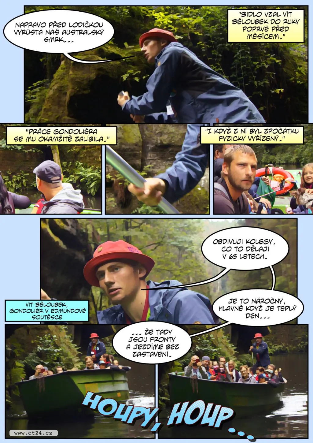 Dělat gondoliéra není snadné
