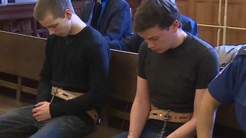 Tomáš Pantůček a Ivan Novotný u soudu