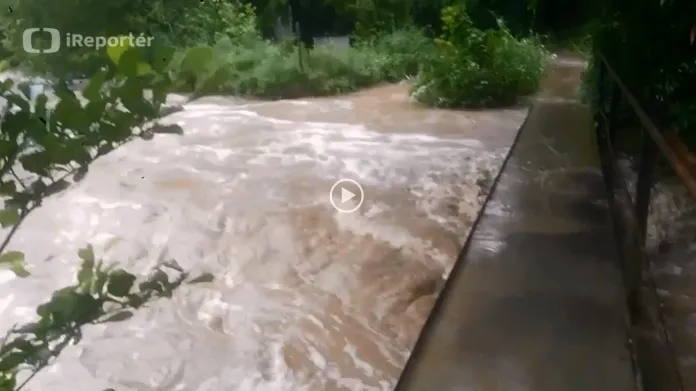 iReportér LukiTuki Brinda: Rozvodněná řeka Kocába