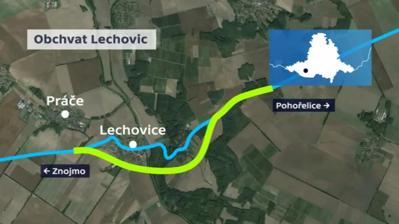 Lechovice získají obchvat