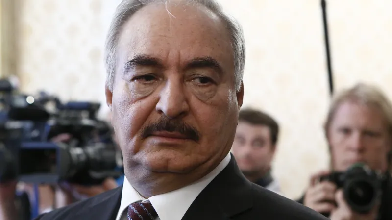 Chalífa Haftar v Moskvě