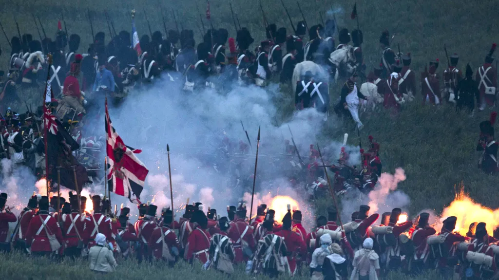 Rekonstrukce bitvy u Waterloo