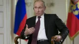Vladimir Putin při rozhovoru pro AP