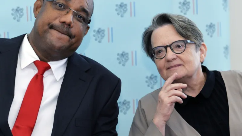 Patrick Herminie a Agnieszka Hollandová