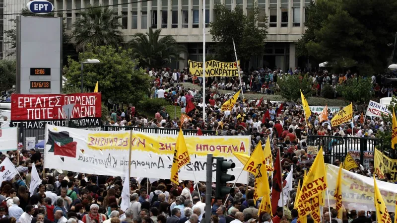 Demonstrace v Řecku