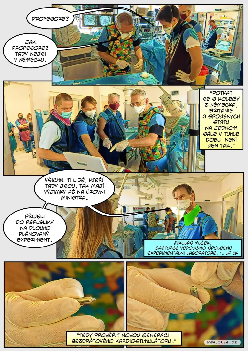 Na experimentálním pracovišti v Praze testují lékaři nové technologie