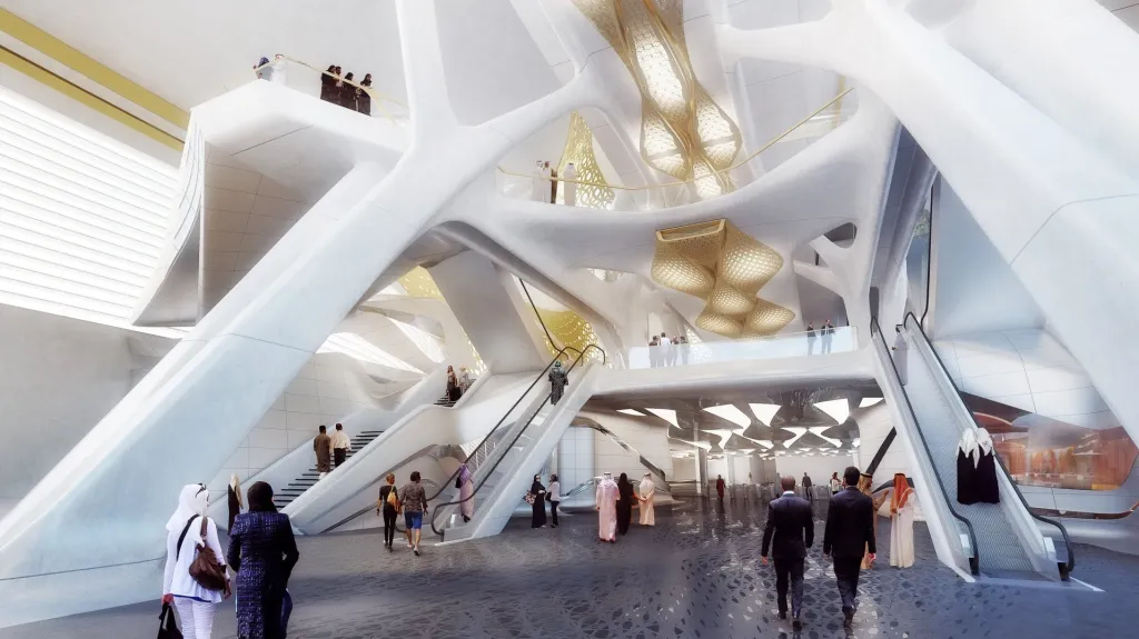 Rijádské metro od Zahy Hadid
