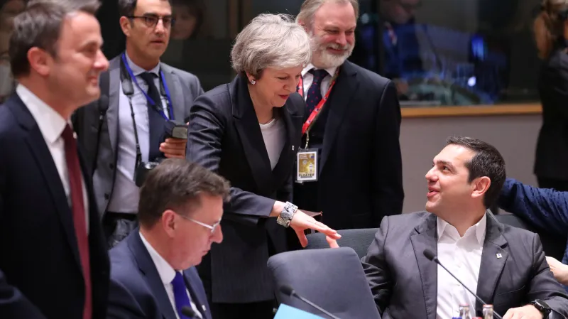 Theresa Mayová na unijním summitu
