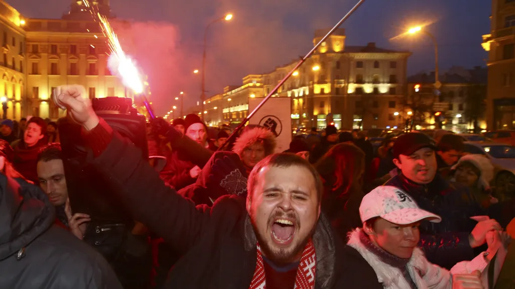 Protesty v Minsku (17. února 2017)