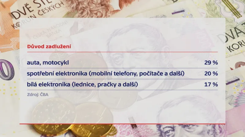 Na co se Češi zadlužují