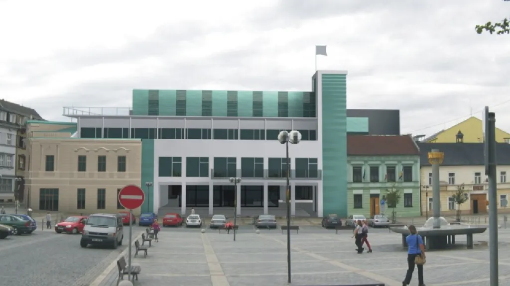 Vizualizace radničního komplexu v Přerově