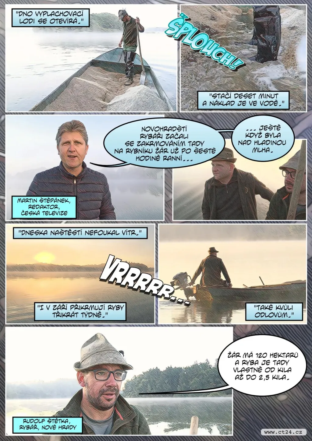 Kapři jsou po deštivém jaru menší