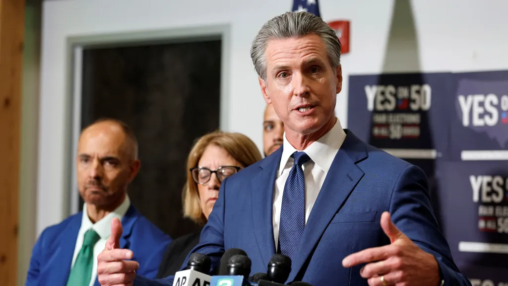 Kalifornský guvernér Gavin Newsom