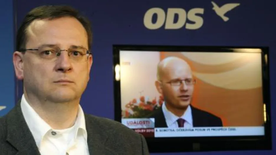 Petr Nečas a Bohuslav Sobotka