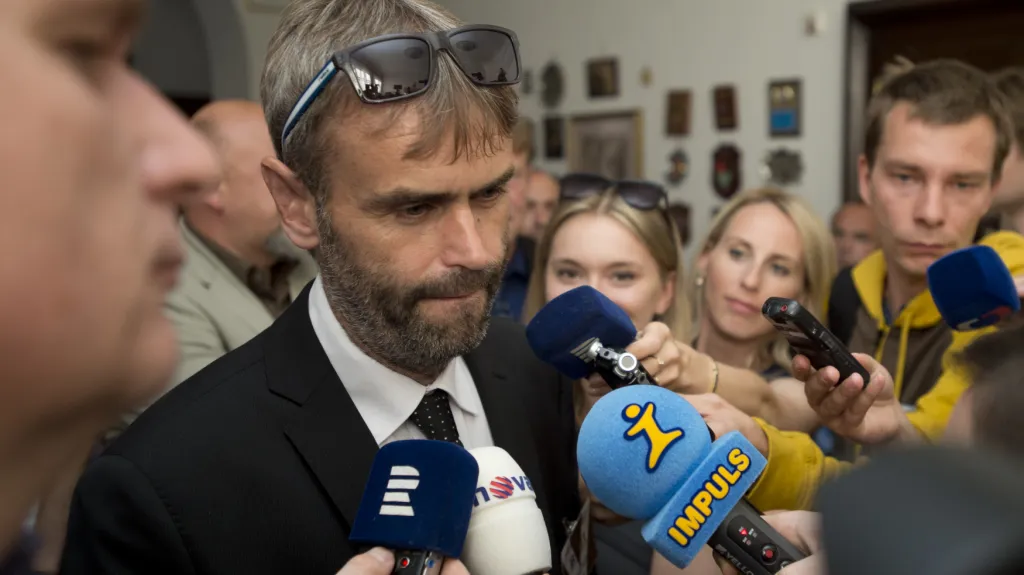 Robert Šlachta po jednání vyšetřovací komise