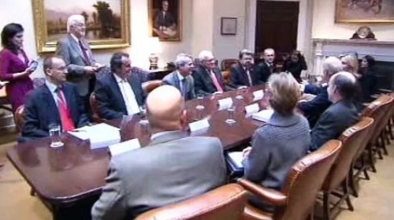 Klaus jednal s Bidenem