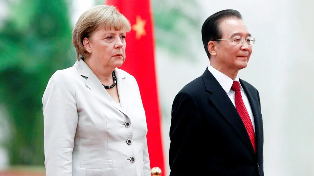 Angela Merkelová na návštěvě Číny