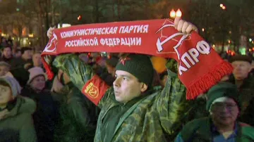 Povolební protest v Moskvě