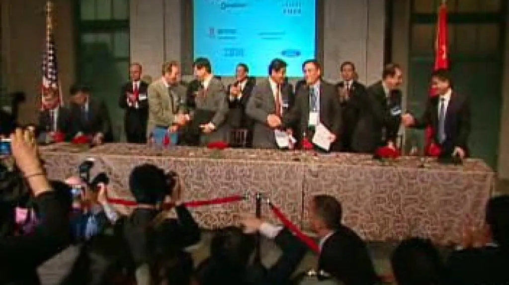 Uzavření americko-čínských obchodních dohod