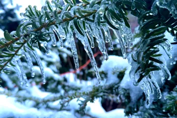 V Česku se do úterního dopoledne mohou místy tvořit náledí a zmrazky