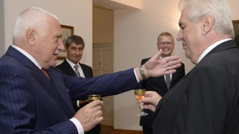 Miloš Zeman slaví na Hradě 70. narozeniny
