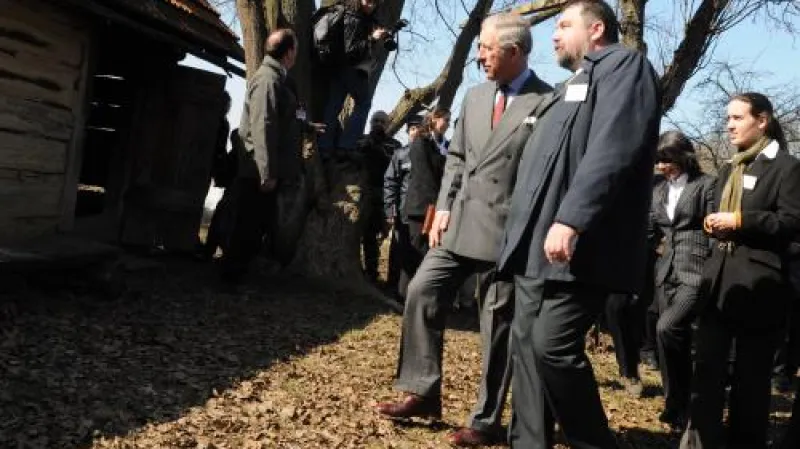 Princova prohlídka moravského Hostětína