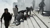 Výbuch před ukrajinským parlamentem