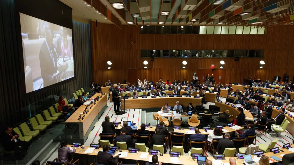 Konference parlamentních předsedů v sídle OSN