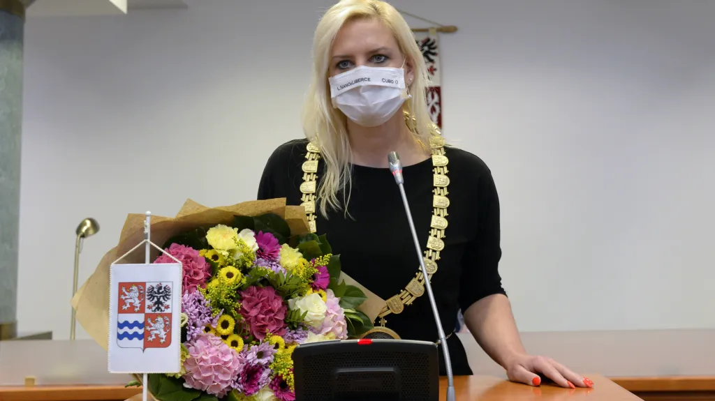 Nová hejtmanka Petra Pecková