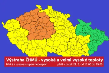 V pátek teploty překročí 34 stupňů, v sobotu přijdou prudké bouřky, v neděli ochlazení. Počasí chystá extrémy
