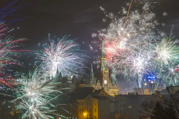 Ohňostroje na přelomu roku opět naplnily vzduch zplodinami. Rekord má tentokrát Kladno
