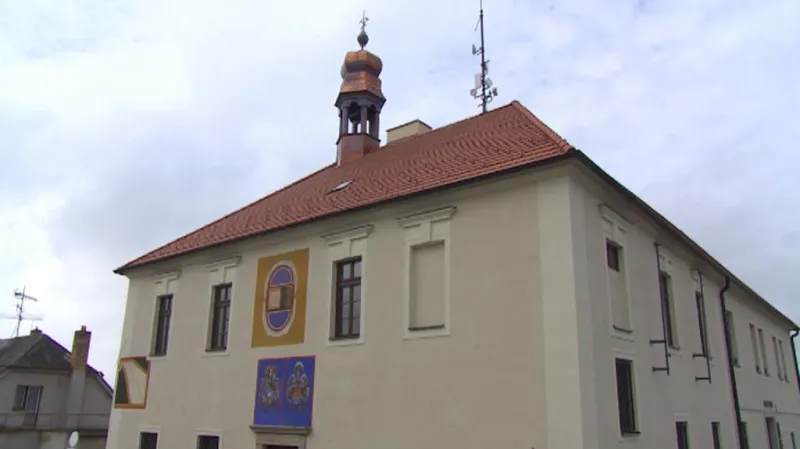 Radnice v Rudolfově - současný stav