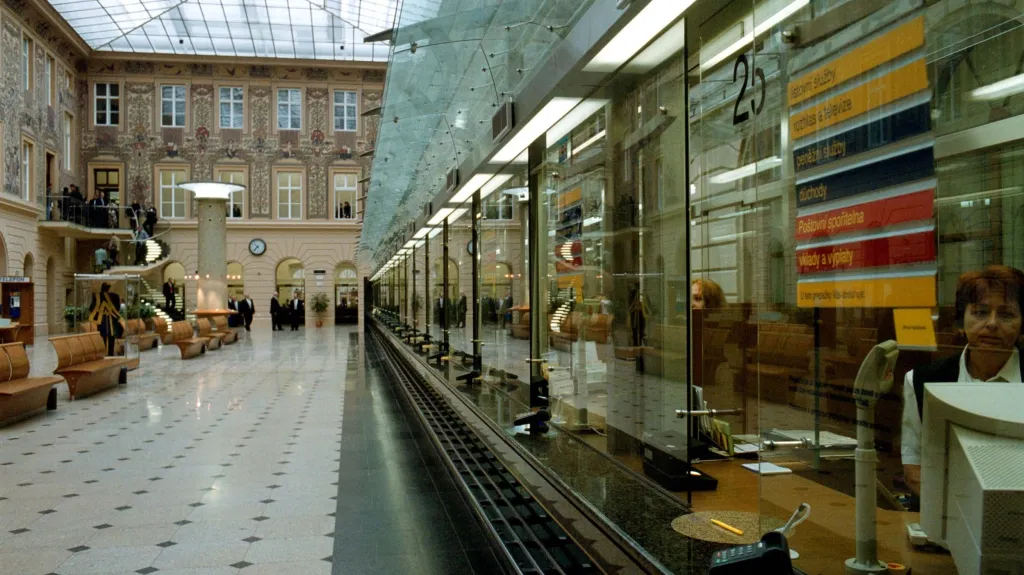 Hlavní pošta v Jindřišské ulici