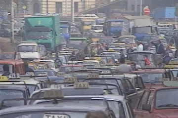 30 let zpět: Protest pražských taxikářů