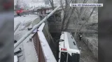 Nehoda autobusu v Mělníku