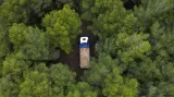 Zátoka Zvernec s chráněnou oblastí Vjosa-Narte